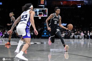 卡特空砍20+8 阿巴吉18分篮网送国王4连败